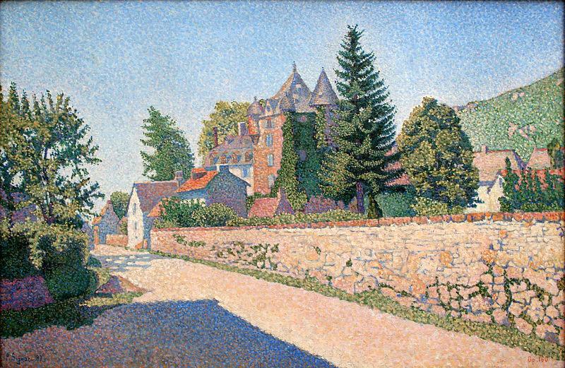 Paul Signac Comblat Castle.